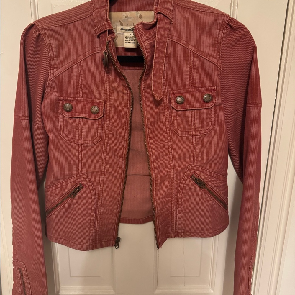 Abercrombie & Fitch Coral Utility Jacket